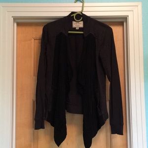 Lucky Brand Drapey Black Jacket